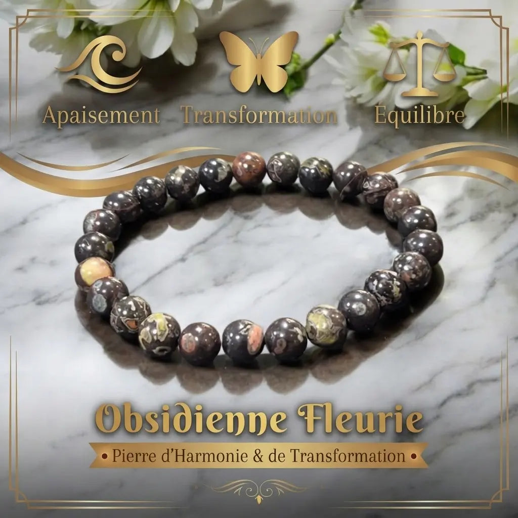 Bracelet en Obsidienne La Boutique du Dragon