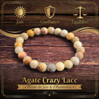 Bracelet Agate Crazy Lace La Boutique du Dragon