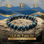 Bracelet en Œil de Faucon La Boutique du Dragon