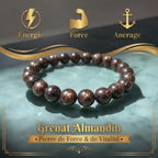 Bracelet en Grenat La Boutique du Dragon