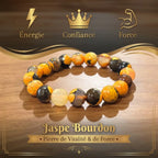 Bracelet en Jaspe Bourdon La Boutique du Dragon