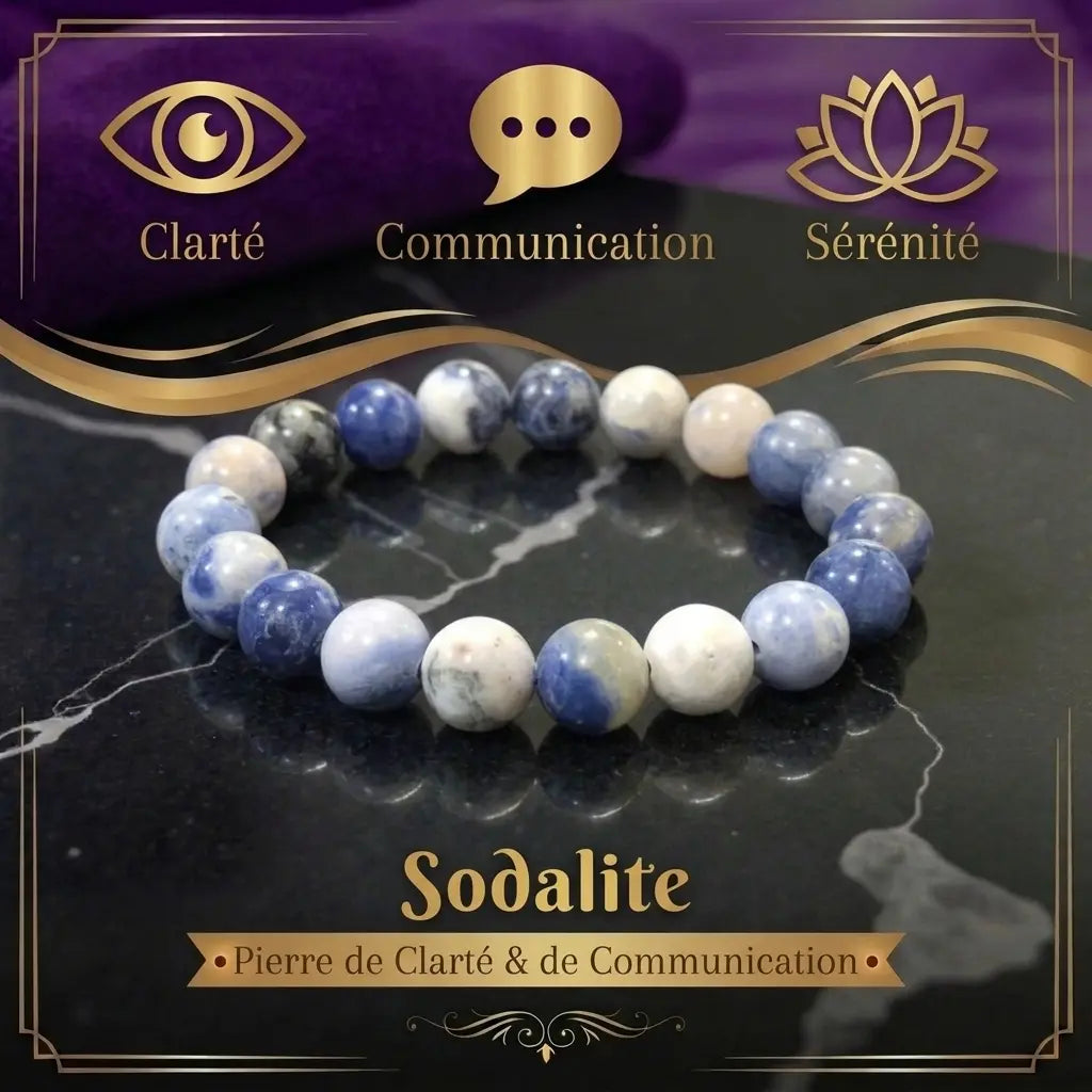 Bracelet en Sodalite La Boutique du Dragon