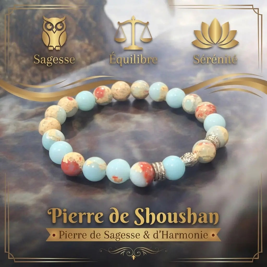 Bracelet en Pierre de Shoushan La Boutique du Dragon