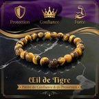 Bracelet en Œil de Tigre La Boutique du Dragon