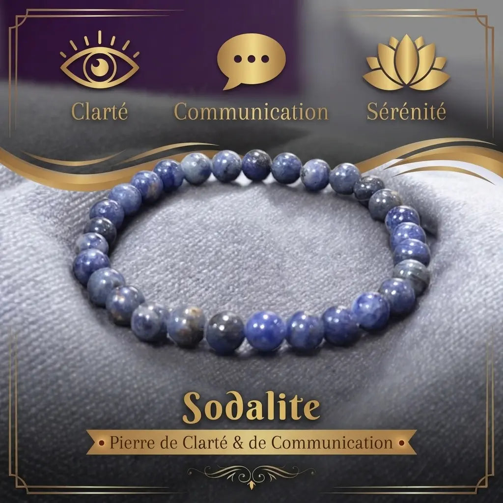 Bracelet en Sodalite La Boutique du Dragon