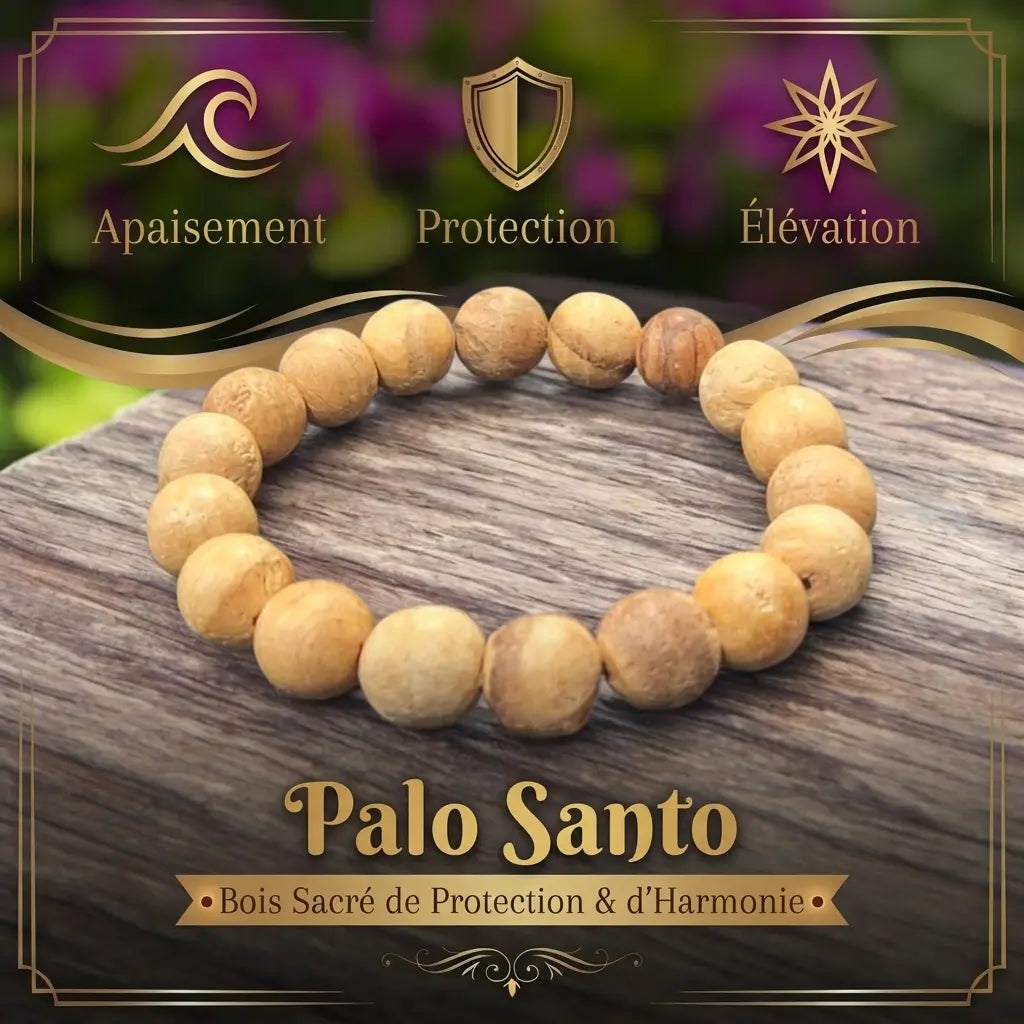 Bracelet en Palo Santo La Boutique du Dragon