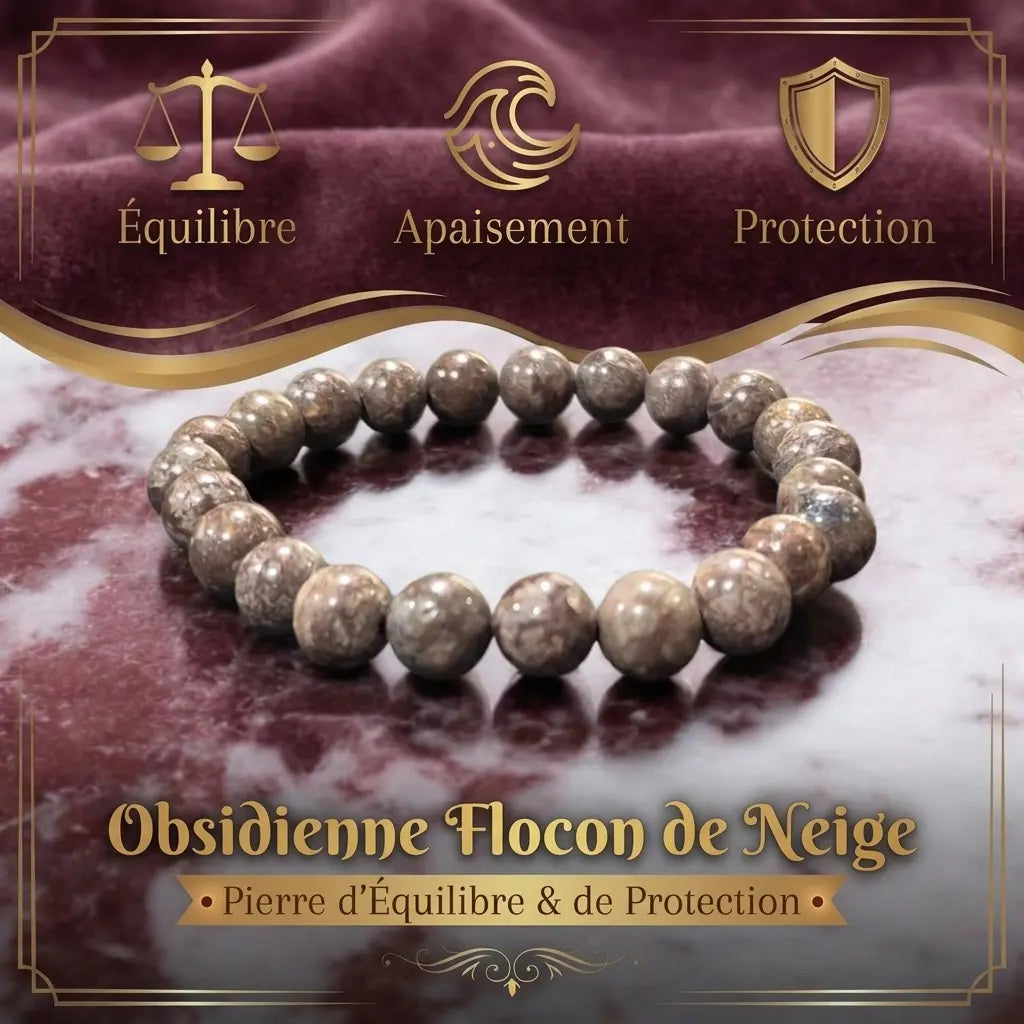 Bracelet en Obsidienne La Boutique du Dragon