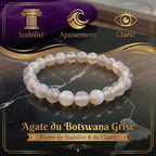 Bracelet Agate du Botswana La Boutique du Dragon