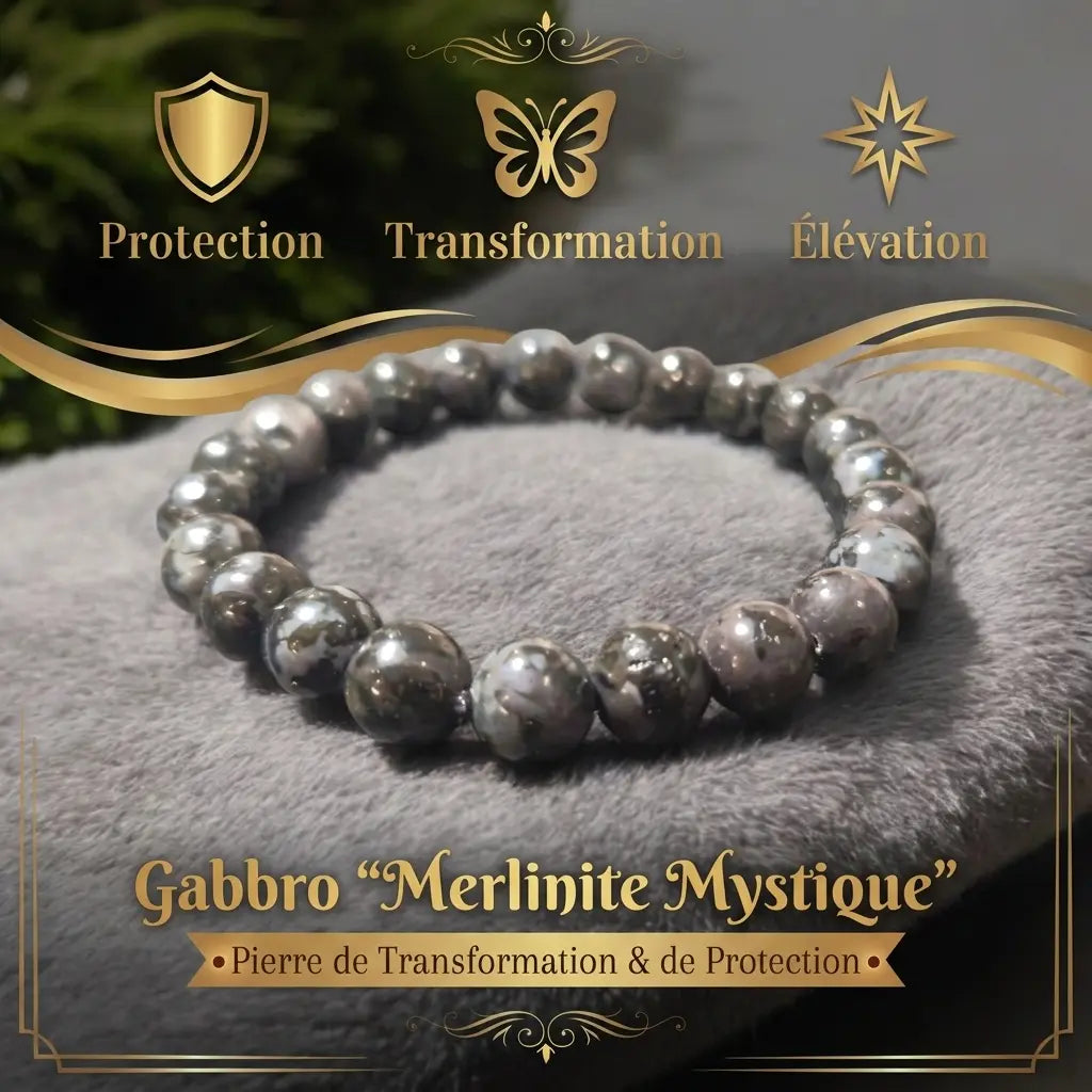 Bracelet en Gabbro La Boutique du Dragon