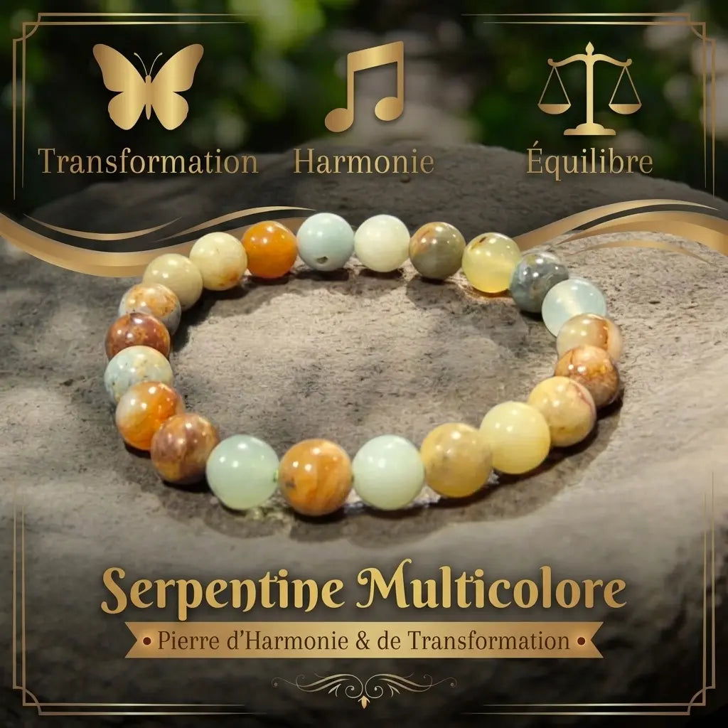 Bracelet en Serpentine La Boutique du Dragon