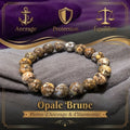 Bracelet en Opale Brune La Boutique du Dragon