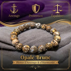 Bracelet en Opale Brune La Boutique du Dragon