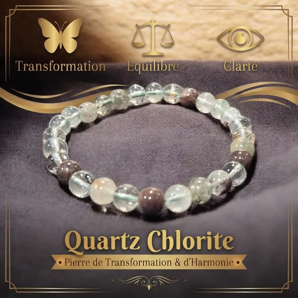 Bracelet en Quartz Chlorite La Boutique du Dragon