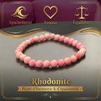 Bracelet en Rhodonite La Boutique du Dragon