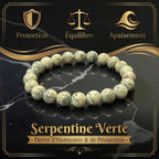 Bracelet en Serpentine La Boutique du Dragon