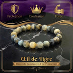 Bracelet en Œil de Tigre La Boutique du Dragon