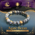 Bracelet Agate Océan La Boutique du Dragon