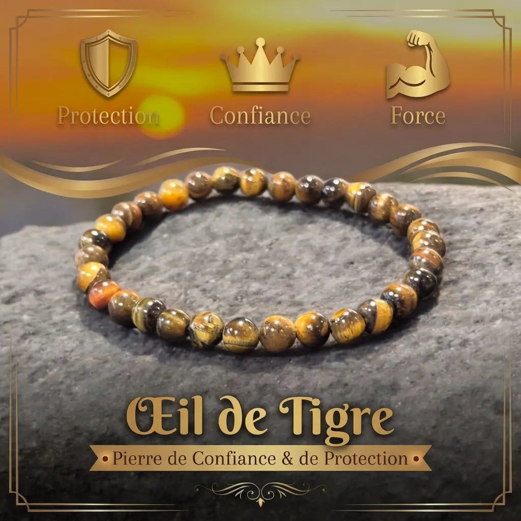 Bracelet en Œil de Tigre La Boutique du Dragon