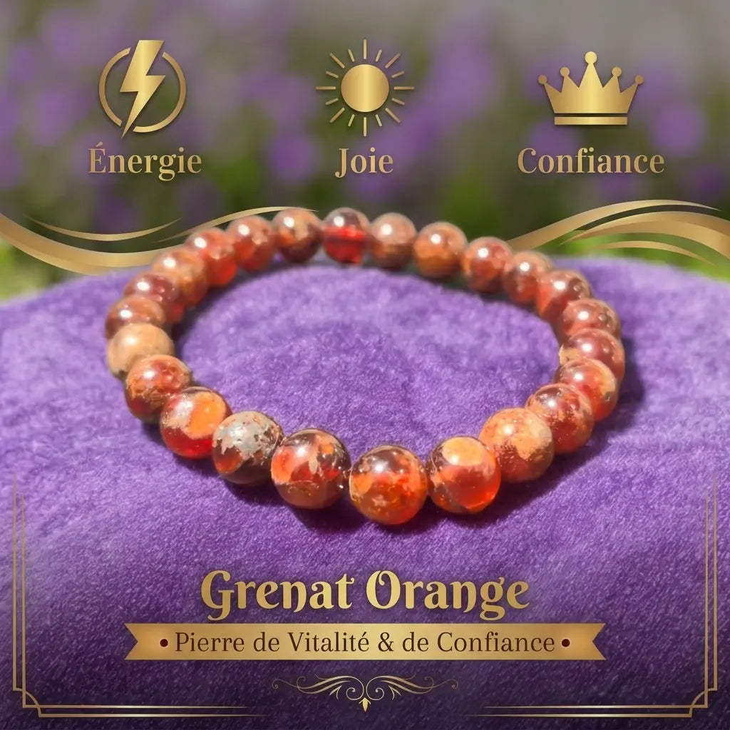 Bracelet en Grenat La Boutique du Dragon