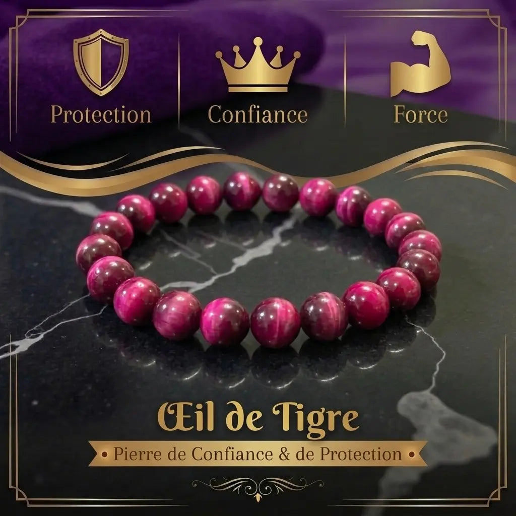 Bracelet en Œil de Tigre La Boutique du Dragon