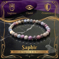 Bracelet en Saphir Multicolore La Boutique du Dragon