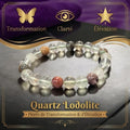 Bracelet en Quartz Lodolite La Boutique du Dragon