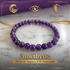 Bracelet Améthyste du Brésil La Boutique du Dragon