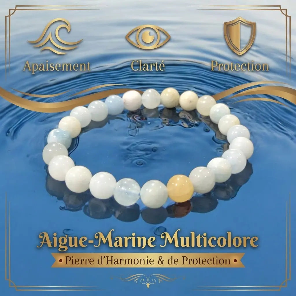 Bracelet en Aigue-Marine La Boutique du Dragon