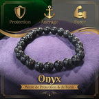 Bracelet en Onyx La Boutique du Dragon