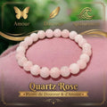 Bracelet en Quartz Rose La Boutique du Dragon