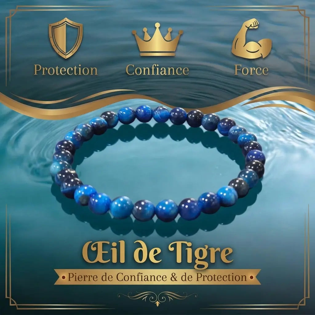 Bracelet en Œil de Tigre La Boutique du Dragon