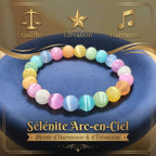 Bracelet en Sélénite naturelle et teintée La Boutique du Dragon
