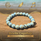Bracelet en Howlite La Boutique du Dragon