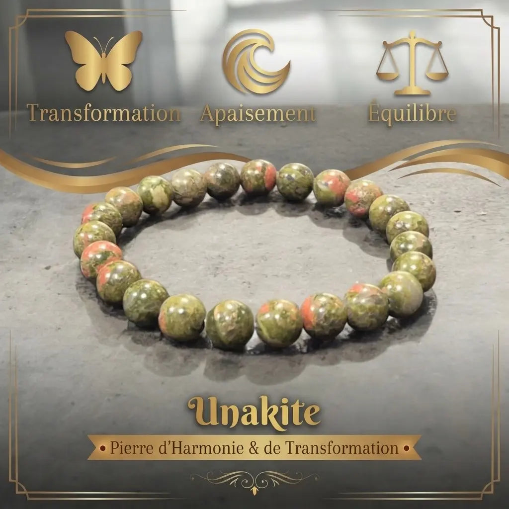 Bracelet en Unakite La Boutique du Dragon