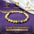 Bracelet en Grenat La Boutique du Dragon
