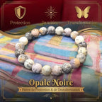 Bracelet en Opale Noire La Boutique du Dragon