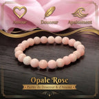 Bracelet en Opale Rose La Boutique du Dragon