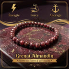 Bracelet en Grenat La Boutique du Dragon