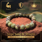 Bracelet en Jaspe Sang de Dragon La Boutique du Dragon