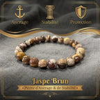 Bracelet en Jaspe Brun La Boutique du Dragon