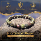 Bracelet en Jaspe Sang de Dragon La Boutique du Dragon