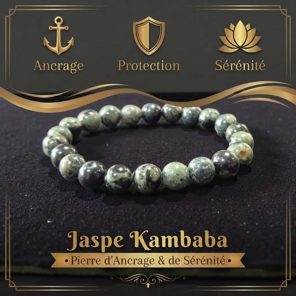 Bracelet en Jaspe Kambaba La Boutique du Dragon