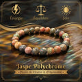 Bracelet en Jaspe Polychrome La Boutique du Dragon