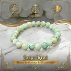 Bracelet en Jaspe Kiwi La Boutique du Dragon