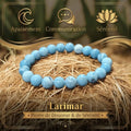 Bracelet en Larimar La Boutique du Dragon
