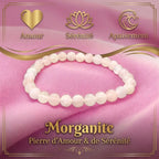 Bracelet en Morganite La Boutique du Dragon