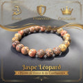 Bracelet en Jaspe Léopard La Boutique du Dragon