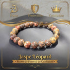 Bracelet en Jaspe Léopard La Boutique du Dragon