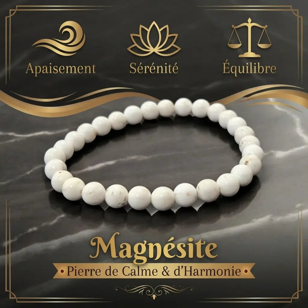 Bracelet en Magnésite La Boutique du Dragon