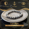 Bracelet en Larvikite La Boutique du Dragon